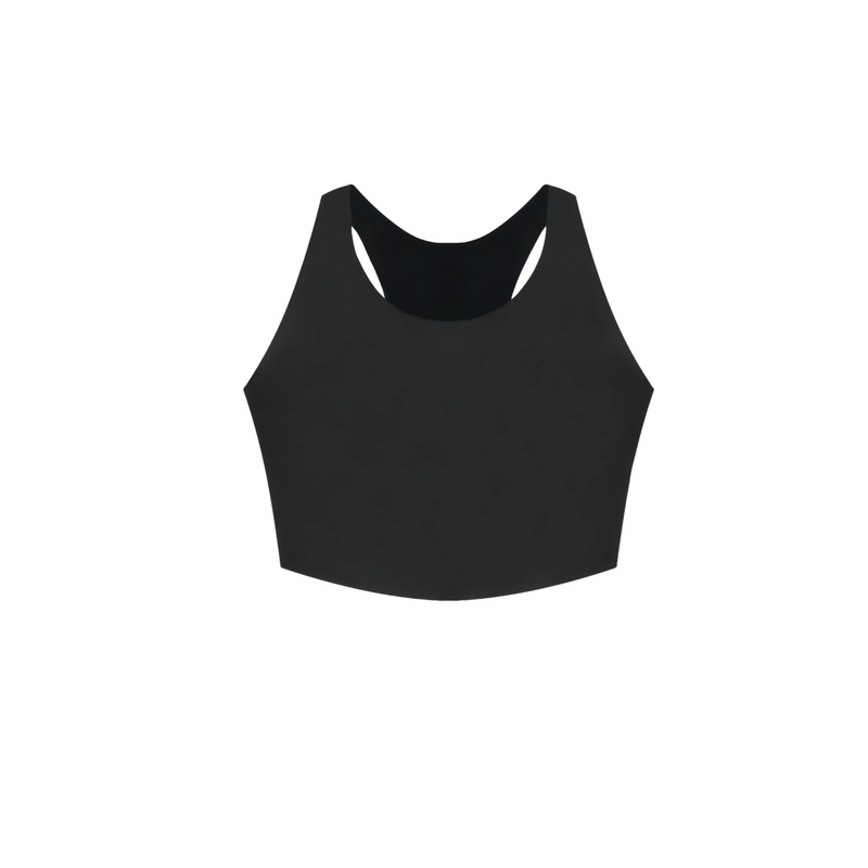 2b Luxe Black Racerback