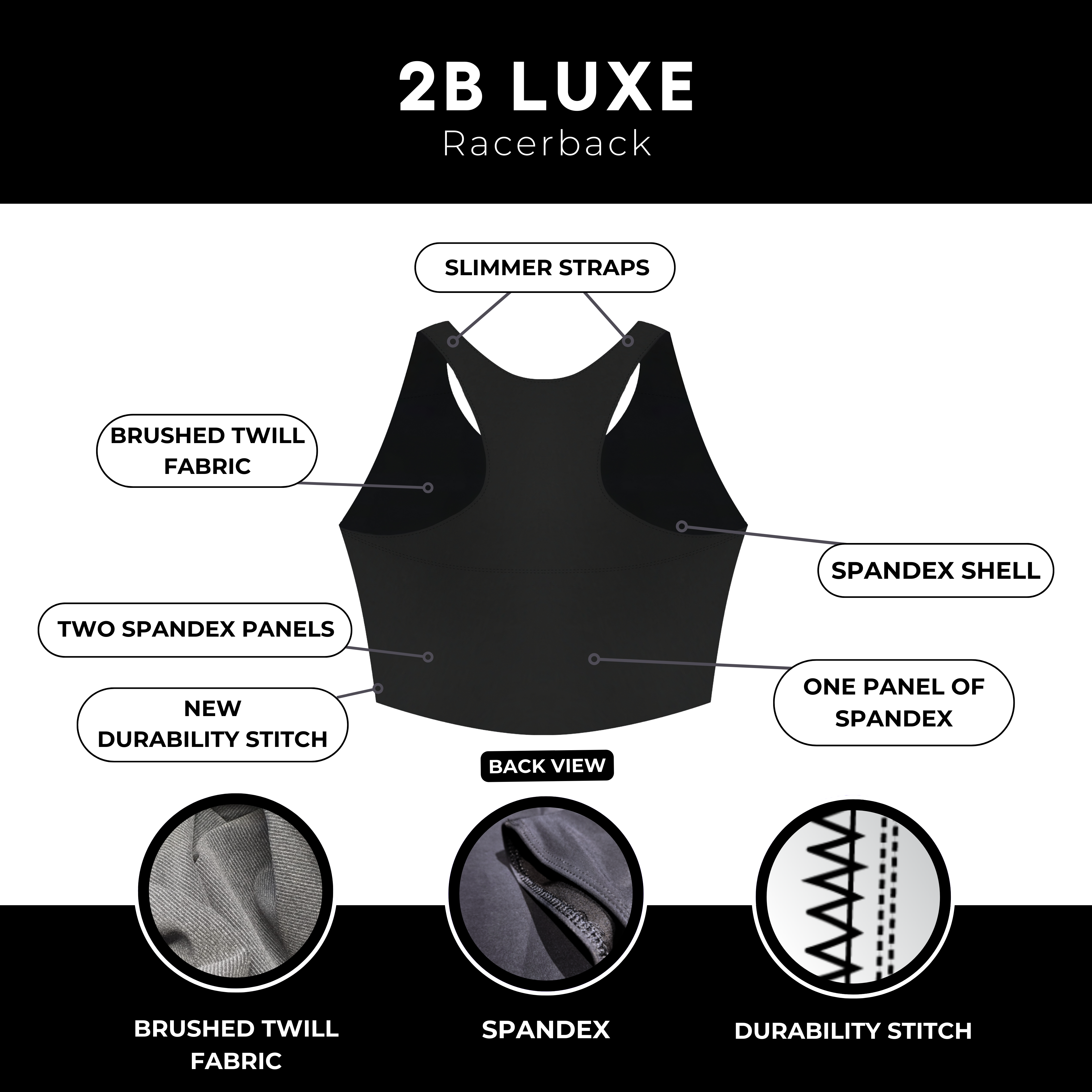 2b Luxe Nude No. 2 Racerback