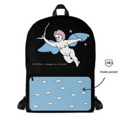 "San Travolin" Black Backpack - Bruno
