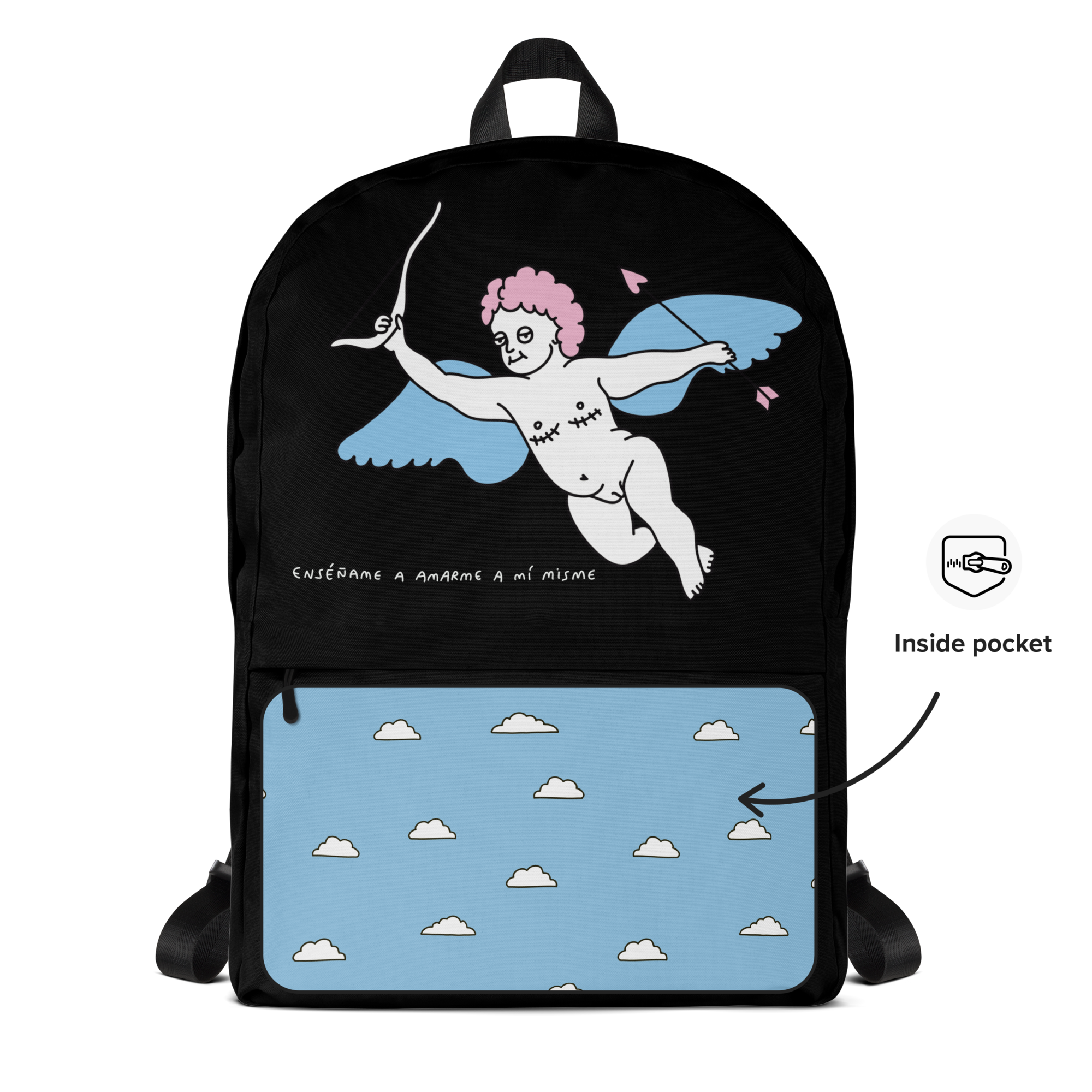 "San Travolin" Black Backpack - Bruno