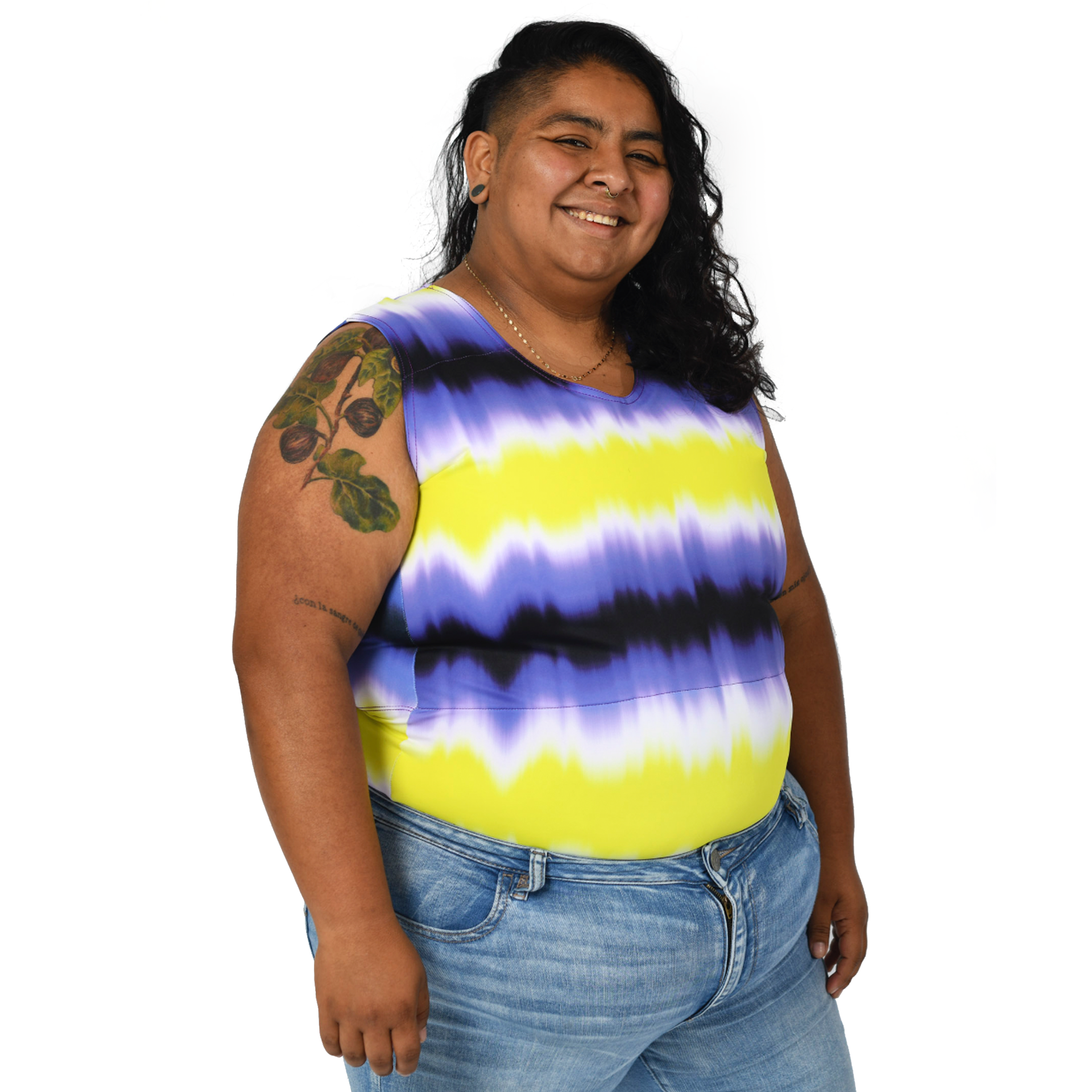 Tie-Dye Nonbinary Pride Tank Binder – gc2b
